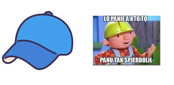 Blue Cap - somebody fixing the mess