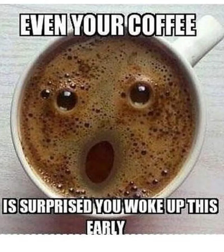 morning coffee