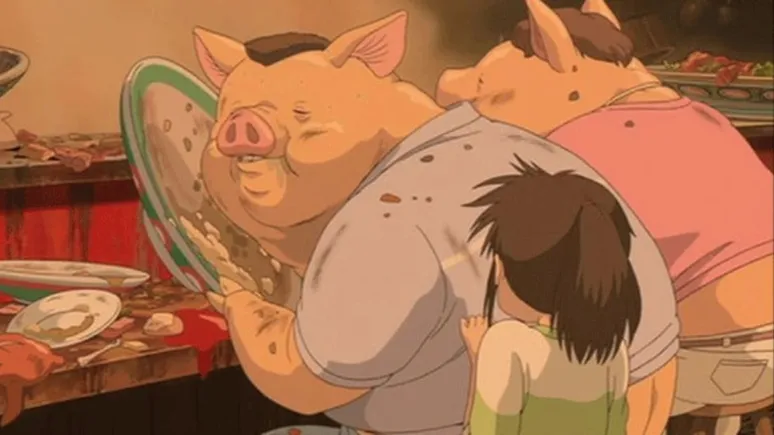 Spirited Away - pigs